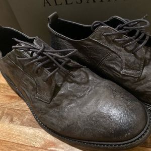 All Saints Cedar Derby in Charcoal